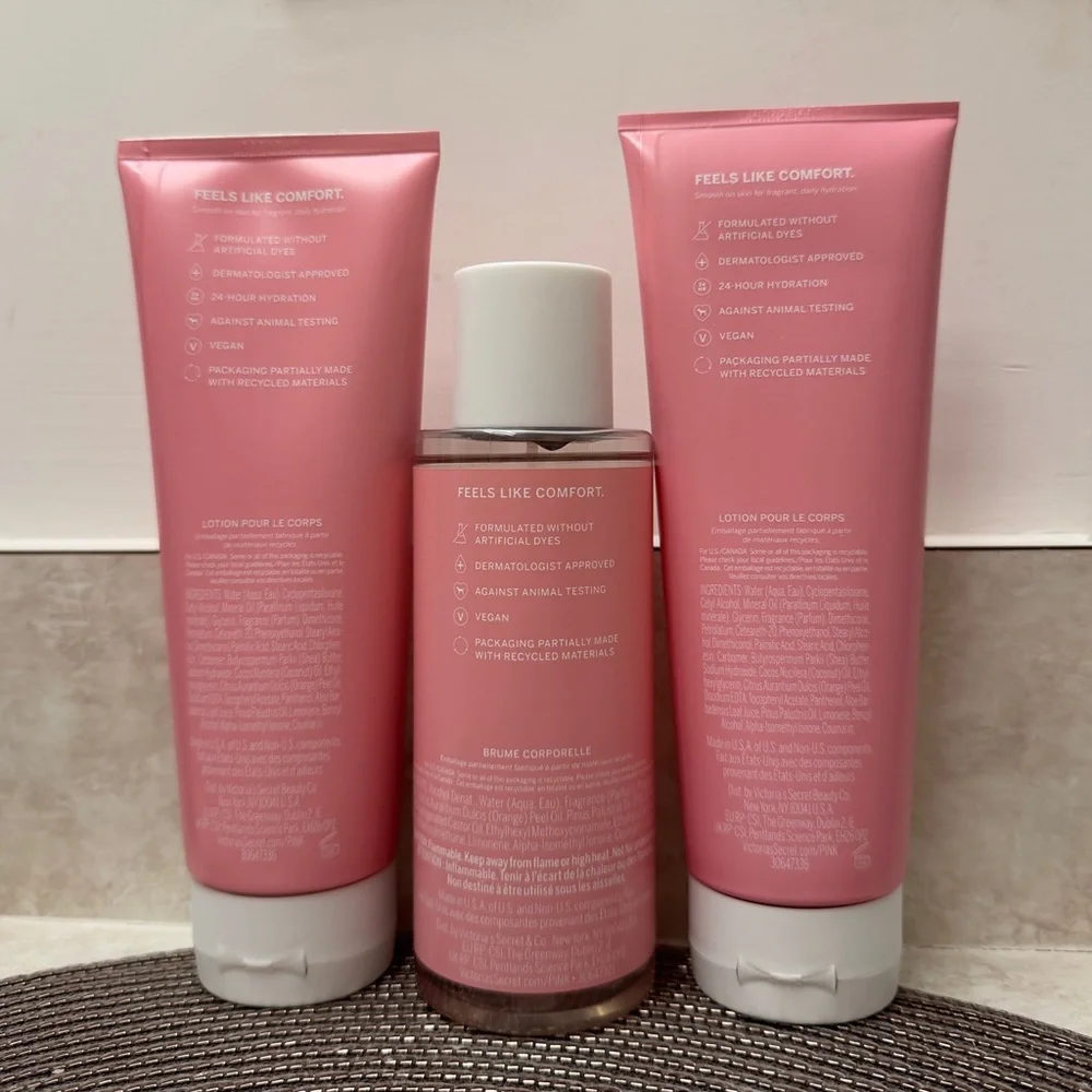 NWT PINK Victoria's Secret Warm & Cozy Body Lotion and Mist Set - Picture 2 of 2